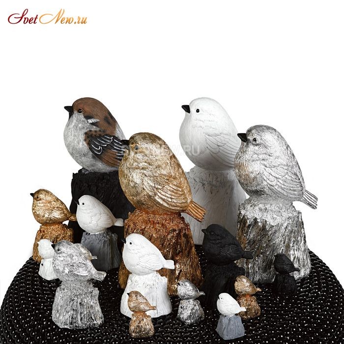 Статуэтка Sparrow white Singing bird