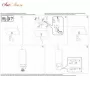 OAK SP1 SQUARE BIANCO