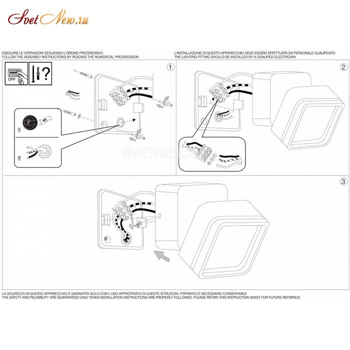 OMEGA AP SQUARE BIANCO 4000K