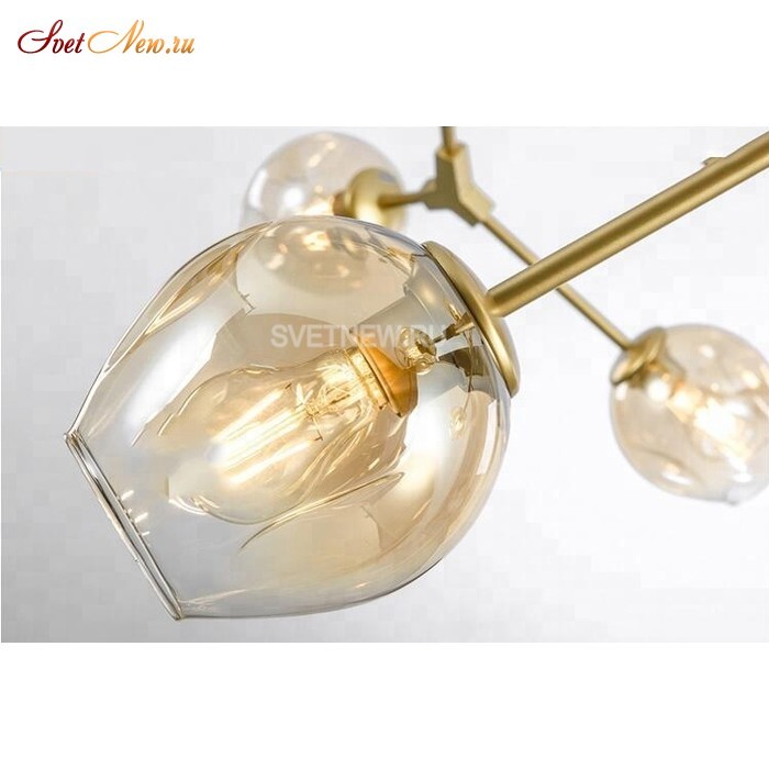 Bubble 7 gold/amber
