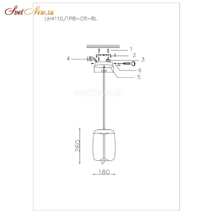LH4110/1PB-CR-BL
