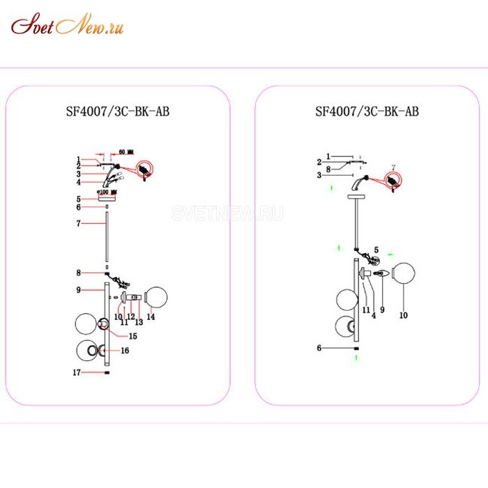 SF4007/3C-BK-AB