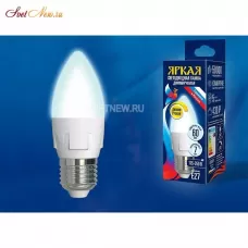 LED-C37 7W/4000K/E27/FR/DIM PLP01WH картон