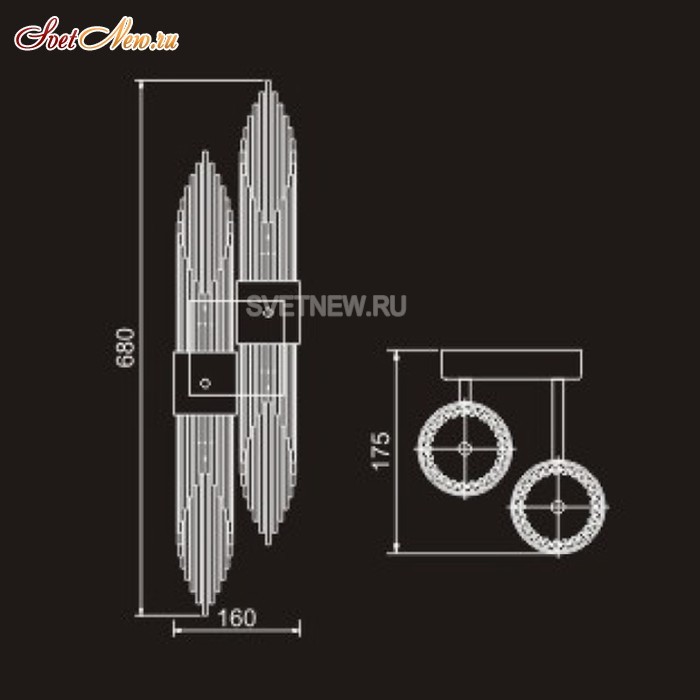 W68069-4 ant.brass