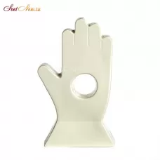 Hand white Moneybox