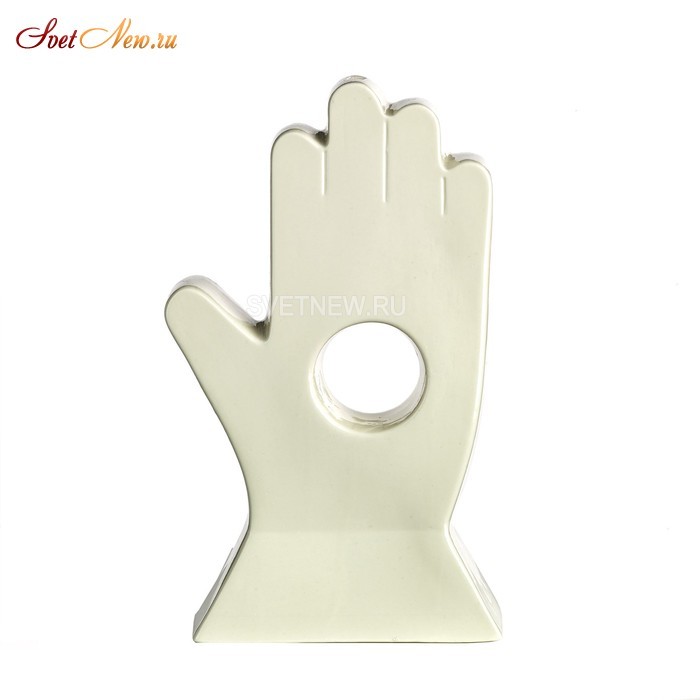 Hand white Moneybox