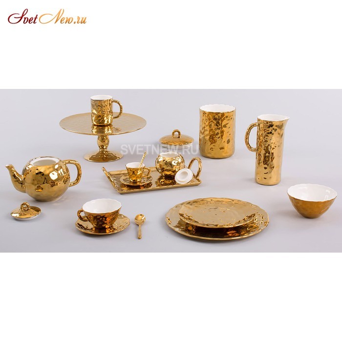 Fingers Porcelain Gold