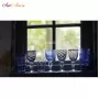 Wine glass cobalt