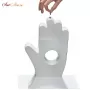 Hand white Moneybox