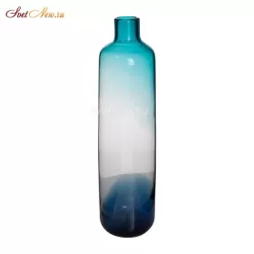 Pill glass blues L Vases