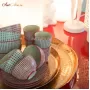 Plates Red Dotties S