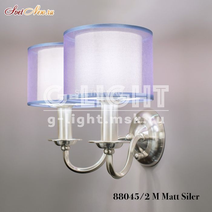 88045/2 M Mat Silver