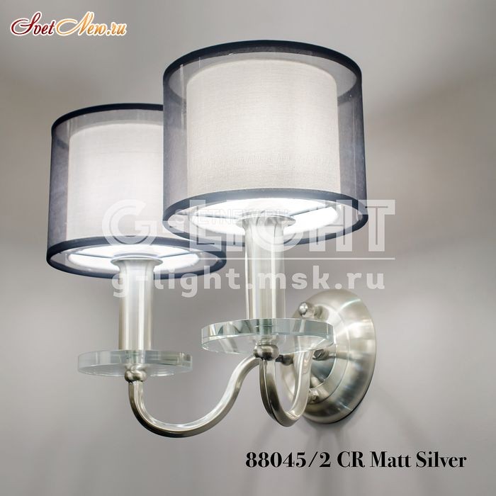 88045/2 CR Mat Silver 