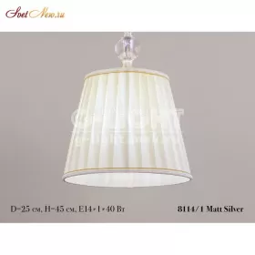 8114/1 Mat Silver 