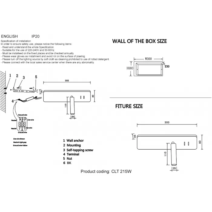 CLT 215W BL