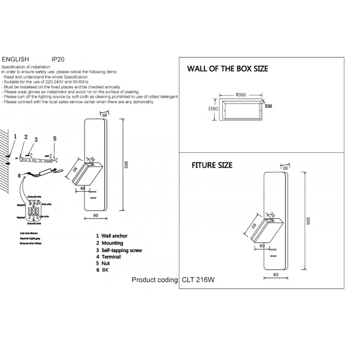 CLT 216W BL
