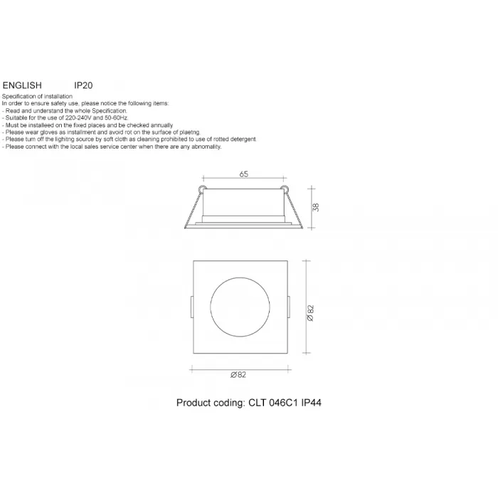 CLT 046C1 WH IP44