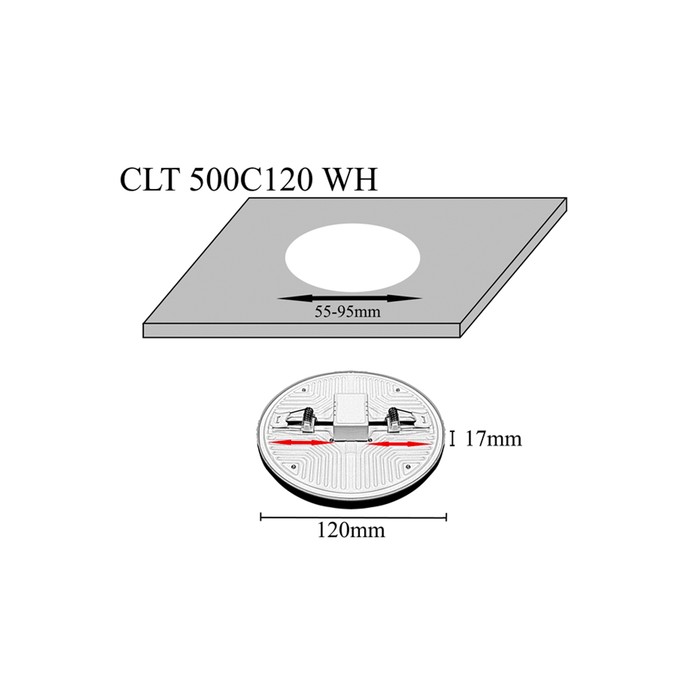 CLT 500C120 WH 3000K