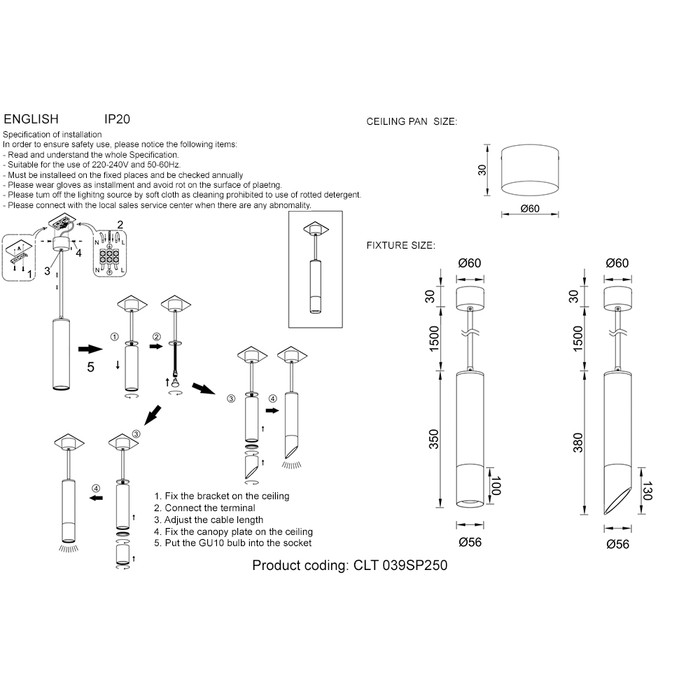 CLT 039SP250 BL-BL