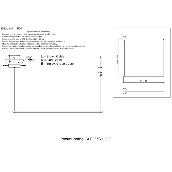 CLT 035C L1200 GO