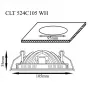 CLT 524C105 WH