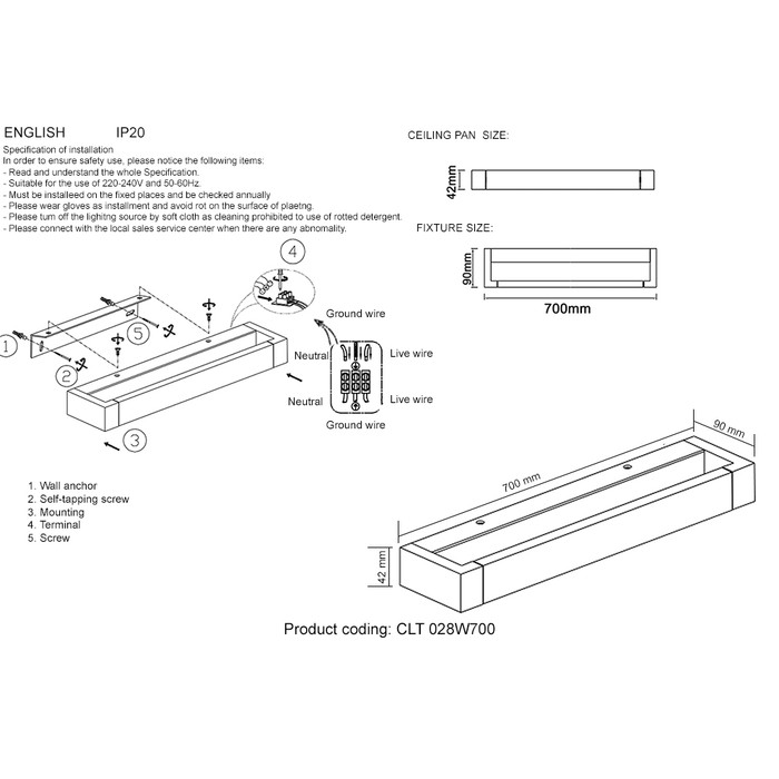 CLT 028W700 BL