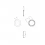 DL18453/9W White R Dim