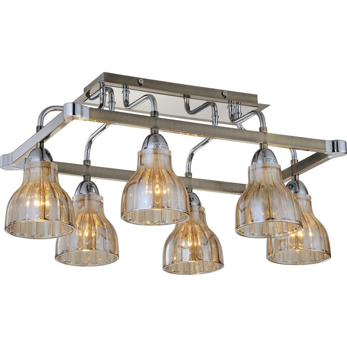 411-06-53CAB chrome + antique brass