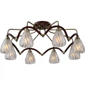 407-08-53ABW antique brass + walnut