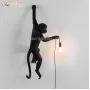 Monkey Lamp Hanging Left 14921