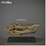 Gold Crocodile Head M Extraordinary Voyages