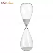 Sandglass high white