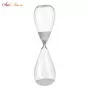 Sandglass high white