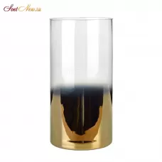 Half clear/gold L