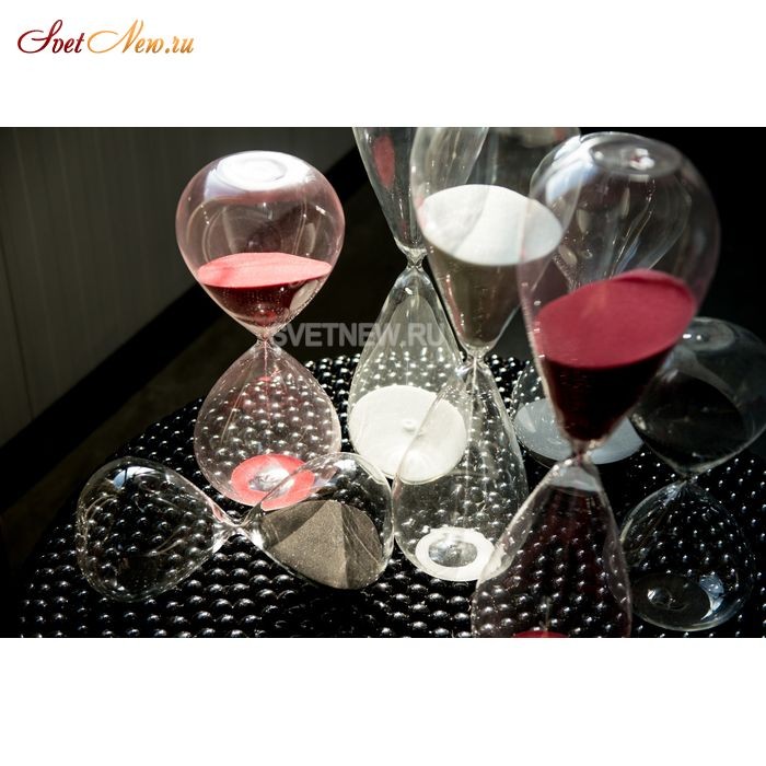 Sandglass high white