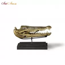 Gold Crocodile Head S