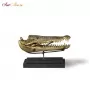 Gold Crocodile Head S