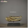 Gold Crocodile Head S