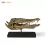 Gold Crocodile Head M Extraordinary Voyages