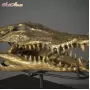 Gold Crocodile Head M Extraordinary Voyages