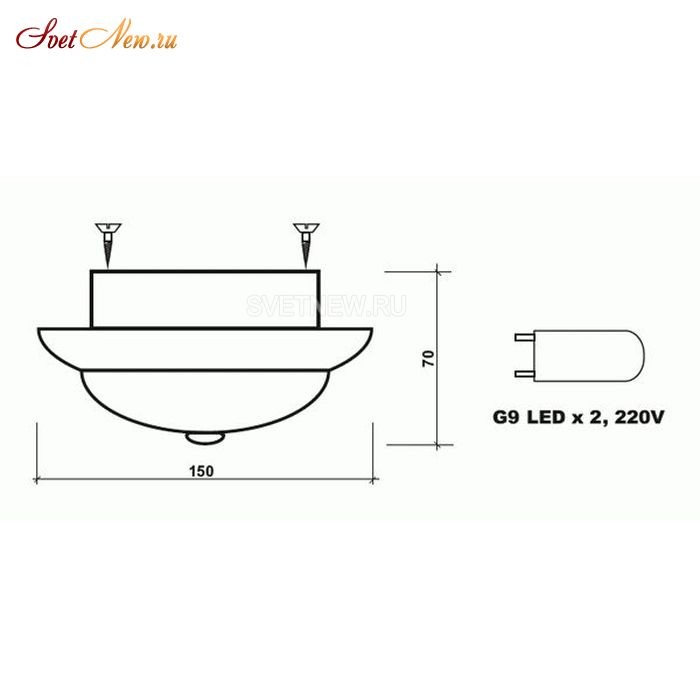 PL 005 CR CU прозрачное стекло Scholer