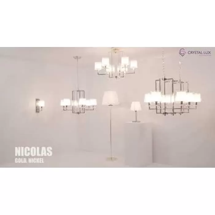 NICOLAS LG1 NICKEL/WHITE