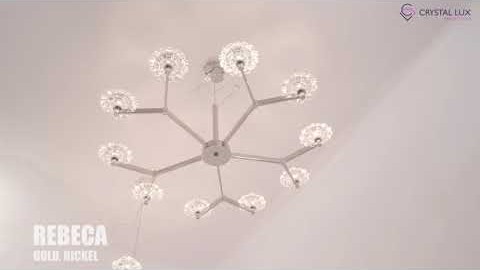 Crystal Lux REBECA SP10 NICKEL Видеообзор